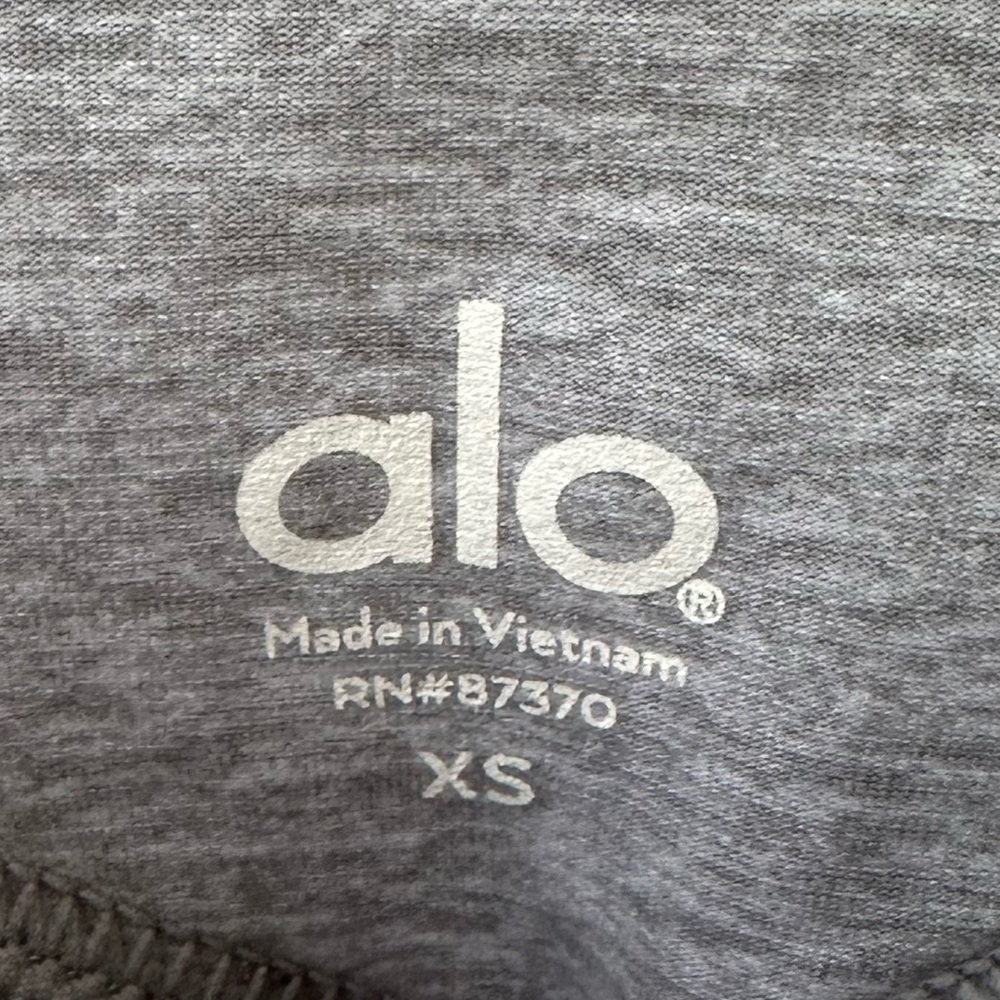 ALO Yoga High-Waist Alosoft Lounge Legging Heather Gray XS - Picture 5 of 15